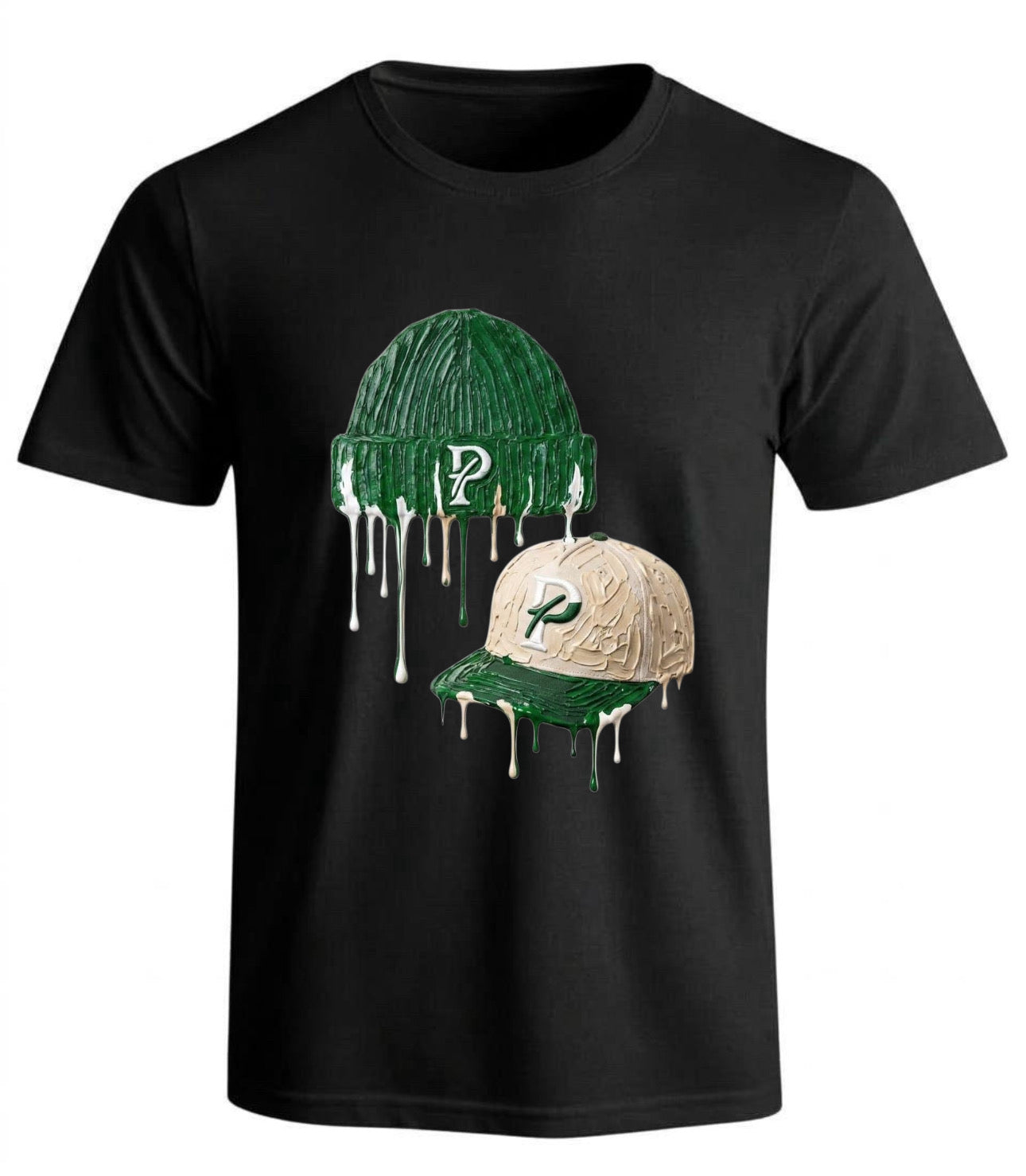 Black Pelzciti Hats Tee