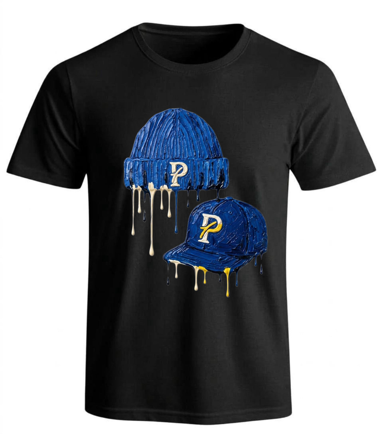 Black Pelzciti Hats Tee
