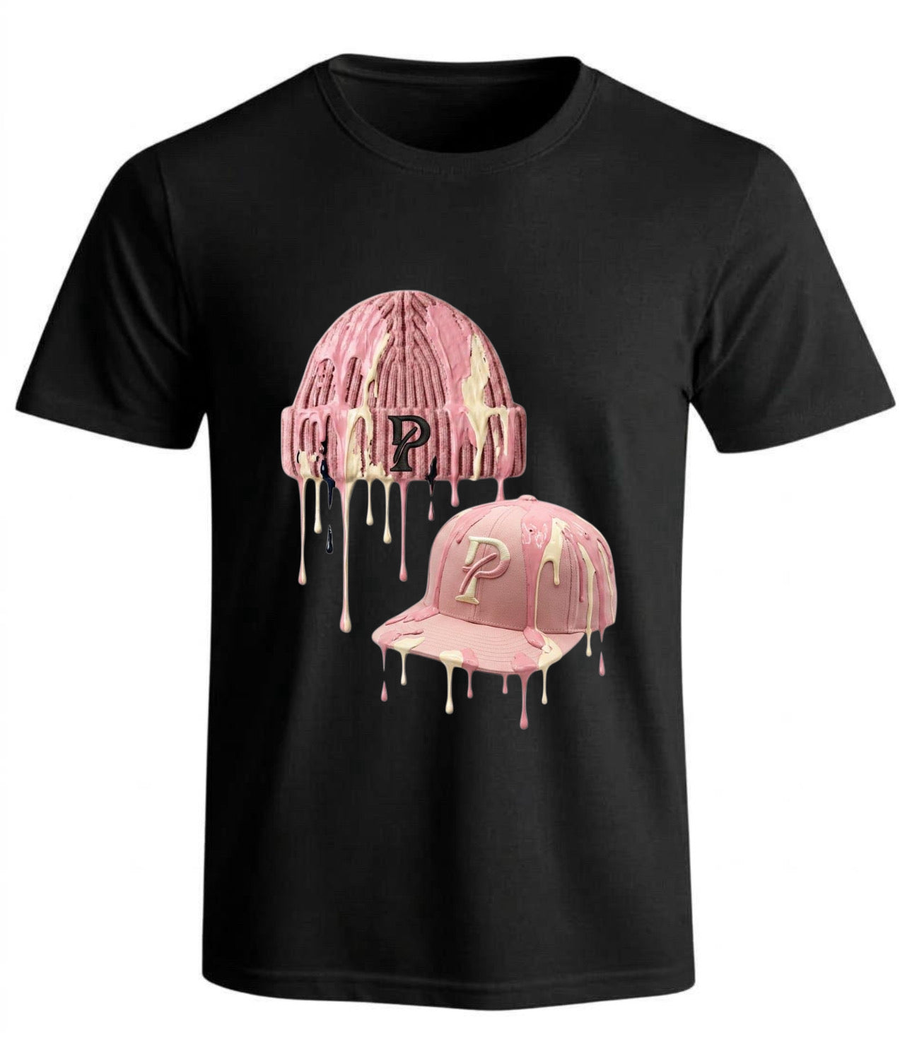 Black Pelzciti Hats Tee