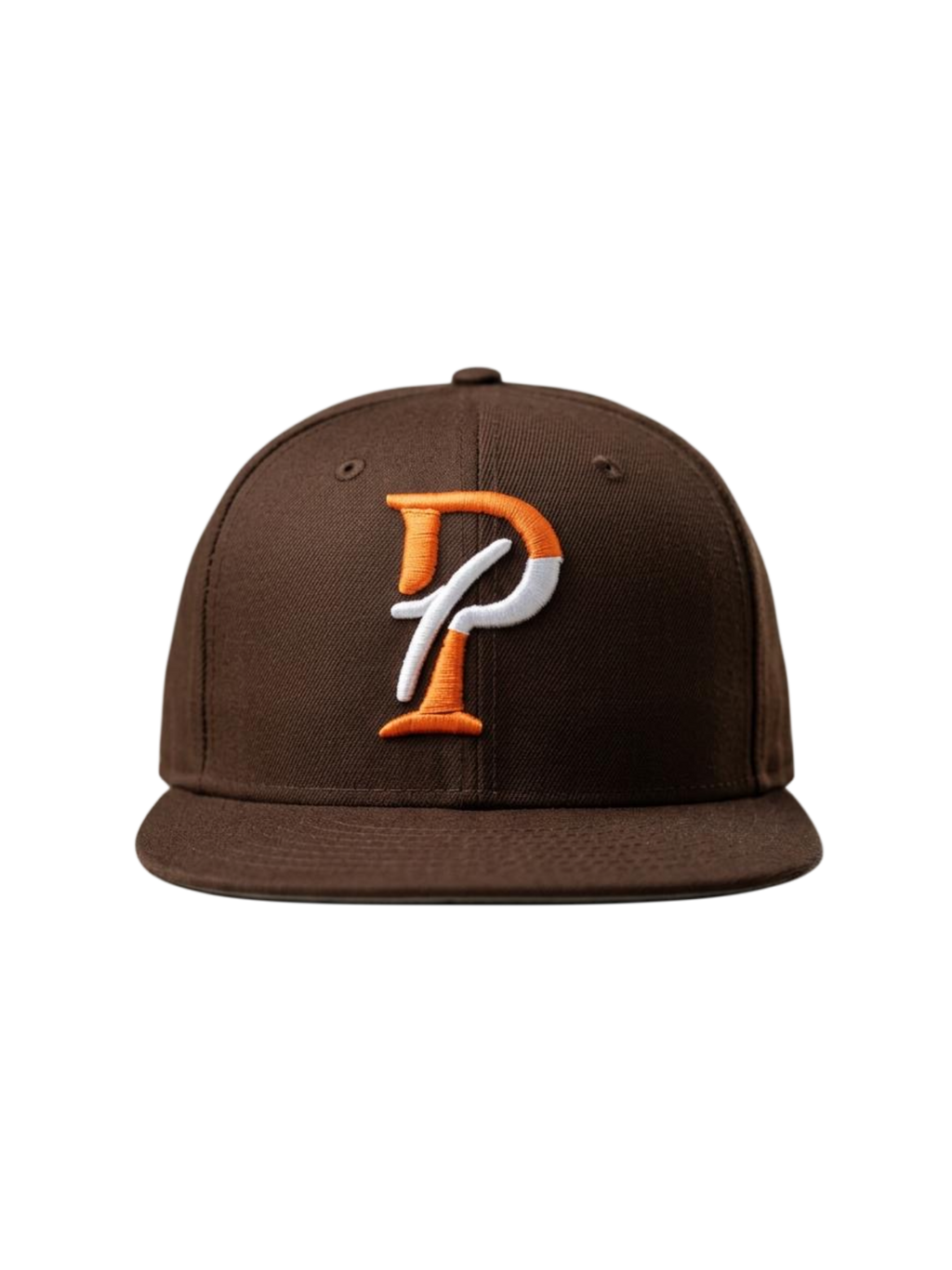 Brown Emroidery Pelz Logo Snapback Trucker Hat