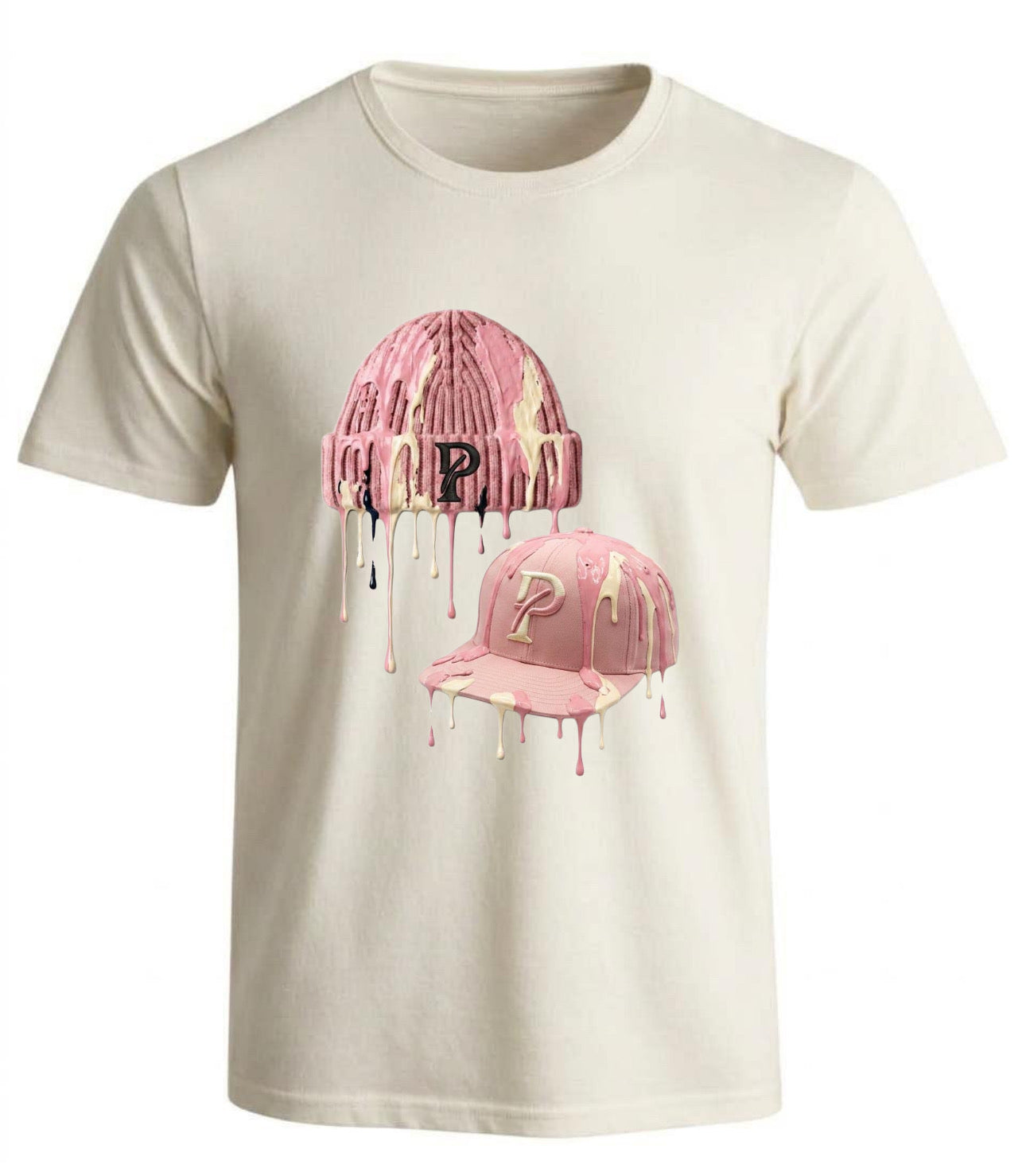 Cream Pelzciti Hats Tee