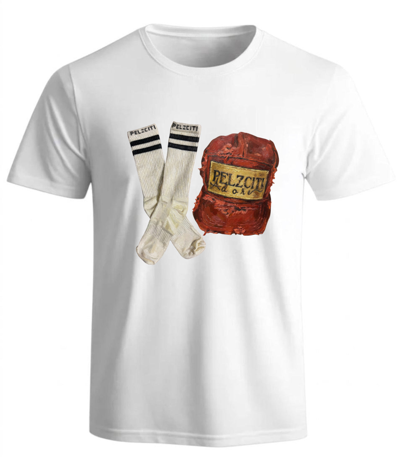 Pelzciti Hat & Socks Tee