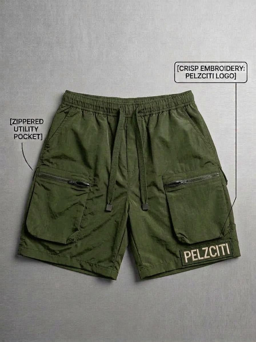 Pelzciti Windbreaker Shorts