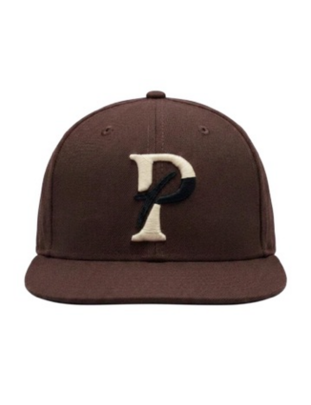 Brown Emroidery Pelz Logo Snapback Trucker Hat